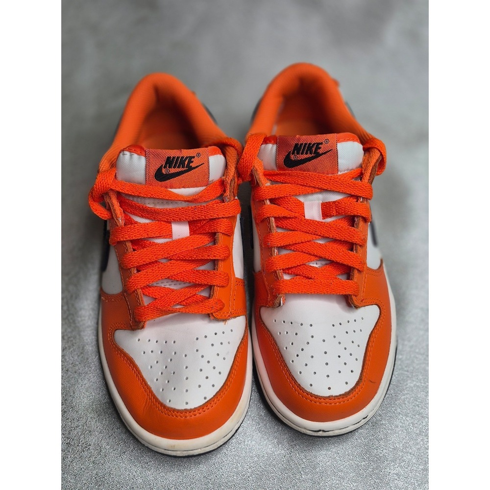 Nike | Dunk Low GS "Halloween 2022" Safety Orange White Black Sneakers | Size 4Y